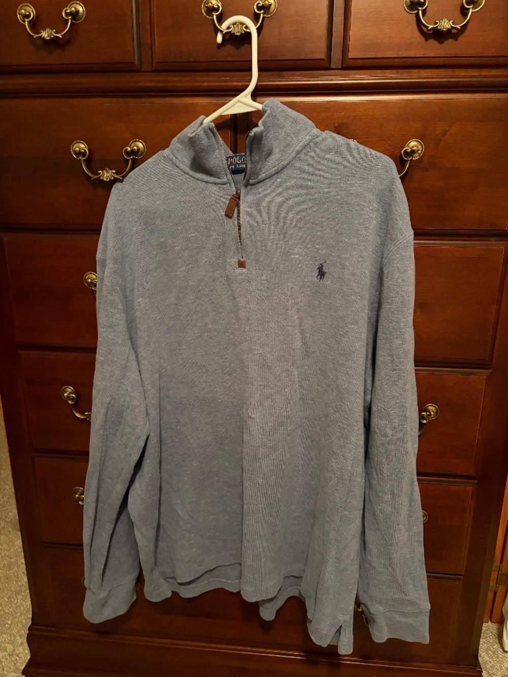 Polo Ralph Lauren Men’s 3/4 Zip Pullover – Size XL